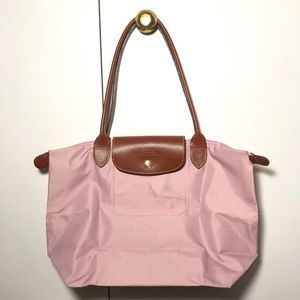 Longchamp Le Pliage Small Blush Pink Shopping Tote